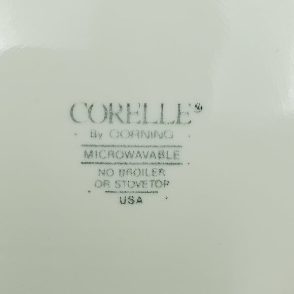 Corelle Country Promenade Soup Cereal Bowls Corelle Beige Bowls Blue Bands - Picture 8 of 8